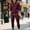Wine, variant on Mens Athletic Sweatsuits 2 Piece Matching Lounge Set Flannel Warm Pullover Sweater Blouses Tops Comfort Casual Cargo Pants Fleece Jogger Sweatpants Gym Traning Track Joggers Pants Sweatsuits