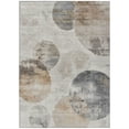 thumbnail image 2 of Addison Rugs Chantille Indoor/Outdoor Contemporary Abstract Taupe Machine Washable Rectangle Rug, 8' x 10', 2 of 8