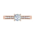 thumbnail image 3 of 0.88 Carat Diamond Engagement Ring in 14K Rose Gold (Ring Size 9.25) (I1-I2 Clarity), 3 of 5