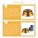 thumbnail image 5 of Eigraketly VIARON, rodamiento de bicicleta de montaña, auriculares MTB, aleación de aluminio para bicicleta, rodamientos de tubo recto, alta dureza, Ciclismo Oro 44x56mm Eigraketly OD022374-06, 5 of 6