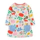 thumbnail image 1 of Vestido de otoño para niñas, colorido traje de princesa arcoíris, manga larga para niñas, fiesta de cumpleaños, graduación, vestido para niñas adolescentes zhangyuxiang unisex, 1 of 2