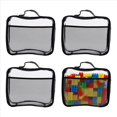 thumbnail image 1 of Bolsa Organizadora de Juguetes de 4 Piezas para Ladrillos, Juego de Bloques de PVC Transparente con Cremallera, Estuche Impermeable para Juegos de Mesa., 1 of 5
