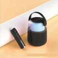 thumbnail image 1 of Portable Desktop Mini Voice Amplifier Megaphone Radio KTV Microphone LED Light ,Loud Volume, 1 of 7