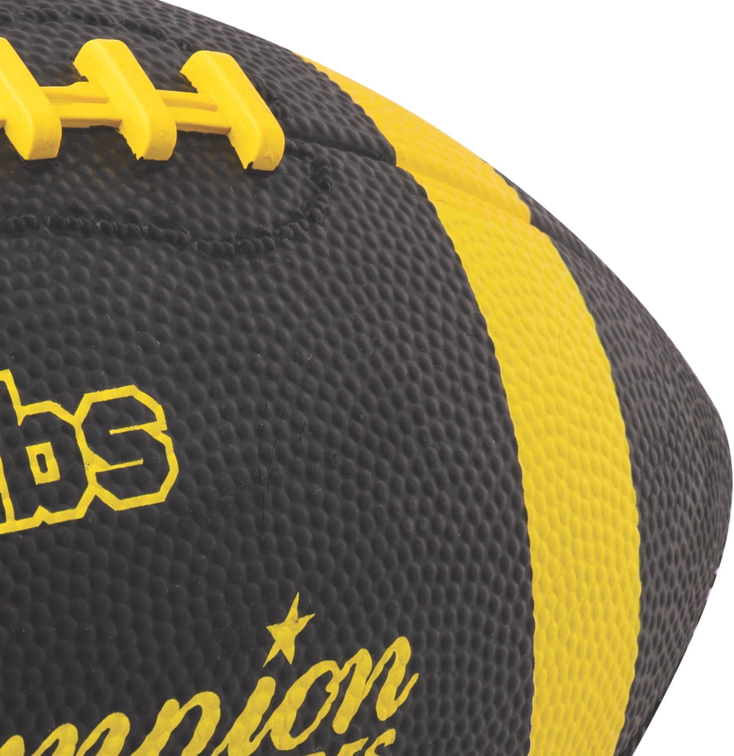 Champion Sports Intermediate Size 3lb Weighted Training Football, Yellow/Black