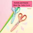 thumbnail image 4 of Pastel Compact Safety Scissors – Blunt-Tip Design for Travel, Crafting & Office Use, 4 of 6