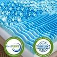 thumbnail image 5 of Boyd Sleep 3" Cooling Gel Memory Foam Mattress Topper with Multi-Zone Pressure Relief, Queen Size, 5 of 12