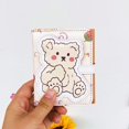 thumbnail image 1 of KUIZAP Little Bear Wallet Cartoon Women's Short Wallet Button 30% PU Card Bag(style A), 1 of 7