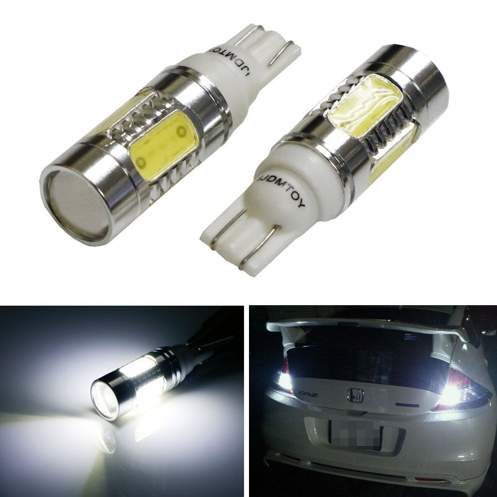 Tag 168 194 LED light bulbs for Nissan Juke 2Pcs Xenon White License Plate