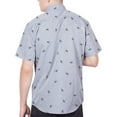thumbnail image 5 of Visive Mens Big And Tall Short Sleeve Button Shirt, Printed Shark Shirts, 5 of 6