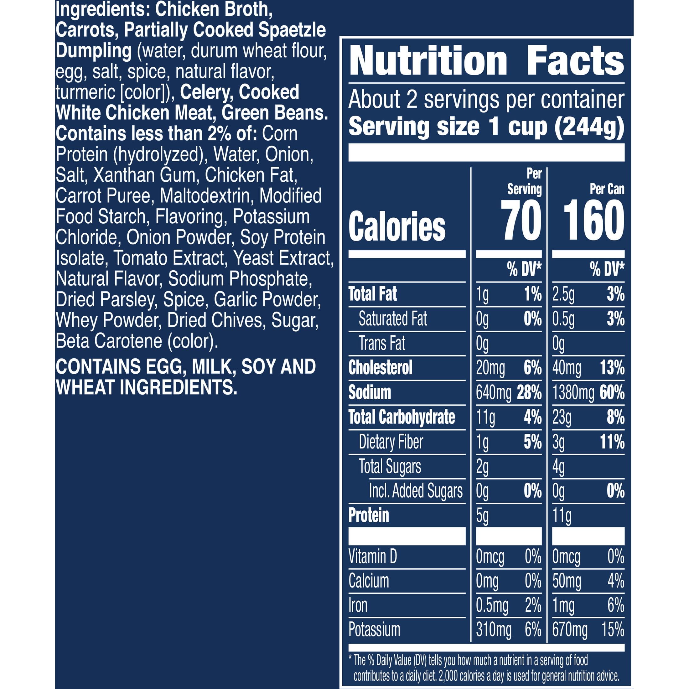 Progresso Light Canned Soup, Chicken and Dumpling Soup, 18.5 oz
