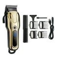 thumbnail image 1 of Tondeuse à Cheveux Rechargeable pour Hommes avec Écran LCD, Réglage à 2 Vitesses pour Salon Professionnel et Domestique, 1 of 8