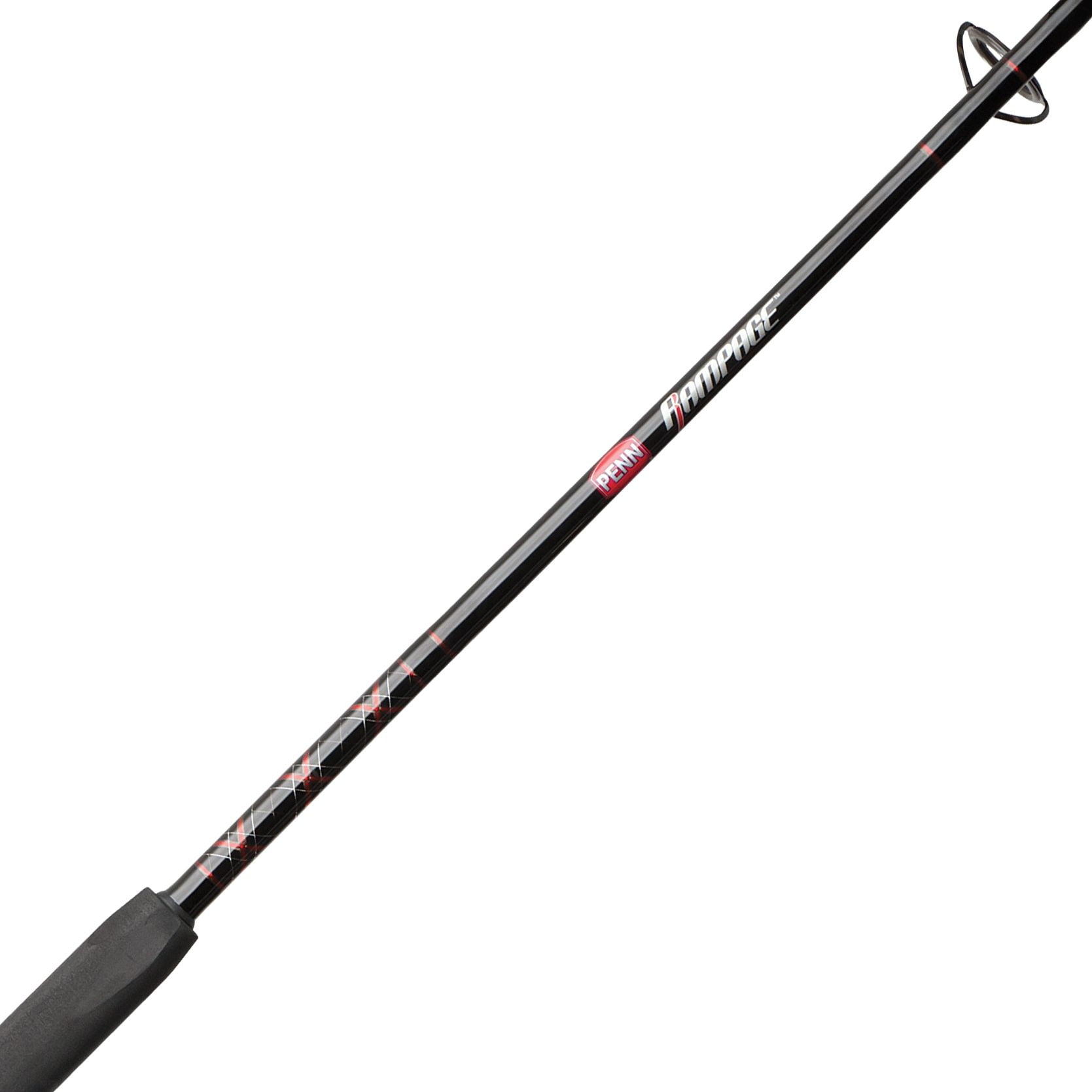 (2 pack) PENN Rampage® Boat Spinning Rod, 7' Medium Fishing Rod