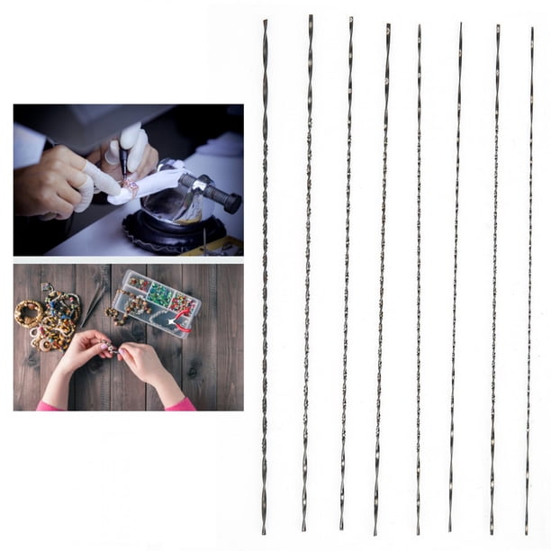 Cuchillas De Corte De Sierra De Joyería De Metal, Accesorio De Repuesto Para Carpintería, Marco De Sierra En Forma De U, 8 Uds.