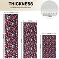 thumbnail image 4 of Dark Blue Christmas Pattern Kitchen Rugs Sets Of 3,Kitchen Runner Rugs Non Skid Washable,Decorative Kitchen Floor Mats for Kitchen,Sink,Laundry,17"x30"+ 17"x47" + 17"x59", 4 of 6