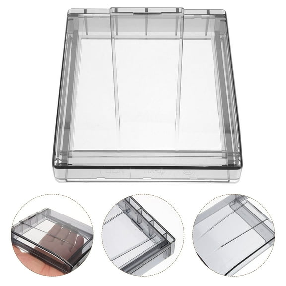 ADDHAT 1Pack Waterproof ABS Rectangular Outlet Cover for Bathroom Wall Socket 4.72X4.13X0.83In