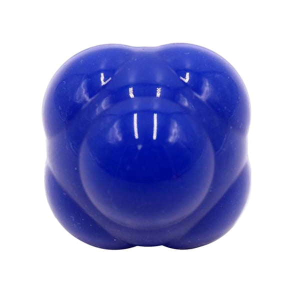 de Reacción Hexagonal Pelota Ágil Deportiva Impermeable para Entrenamiento de Elasticidad , Azul 56mm Azul oscuro DYNWAVEMX Bola de masaje con reacción de hexágono