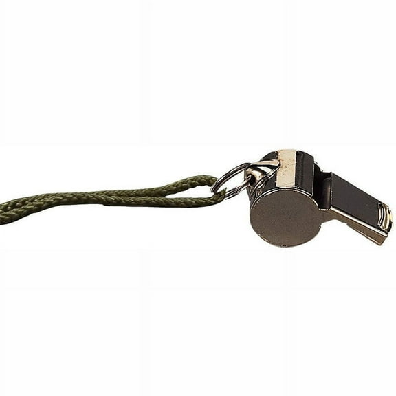 Rothco 185 GI Style Police Whistle, Silver