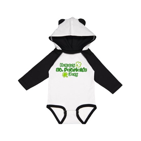 

Inktastic Happy St. Patrick s Day Gift Baby Boy or Baby Girl Long Sleeve Bodysuit