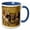 Blue/White, variant on 3drose, Cape Mountain Zebra, Bushmans Kloof, South Africa-af42 Rbe0022 - Ralph H. Bendjebar, 11oz Two-tone Red Mug