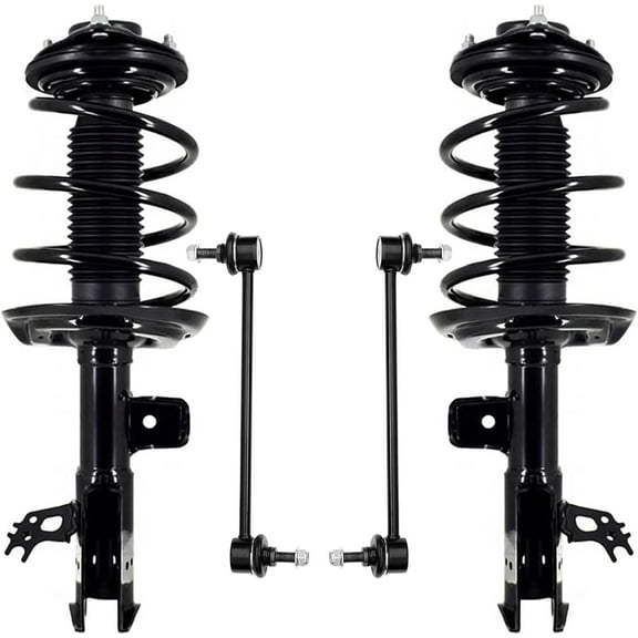 Detroit Axle - Front Struts with Coil Spring Assembly Sway Bars Kit for 2019-2022 Toyota Avalon 2018-2023 Camry