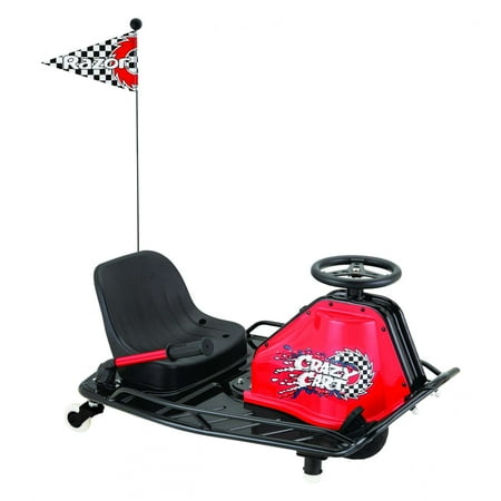 Razor 24 Volt Electric-Powered Drifting Crazy Cart - For Ages 9 and Up and Speeds Up to 12