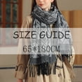 thumbnail image 3 of Prolriy Scarf for Women Autumn and Winter Colorful Love Pattern Shawl Warm Tassel Scarfs Womens Scarf C, 3 of 8