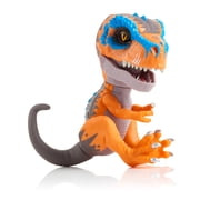 Untamed t-rex by fingerlings scratch (orange) - interactive collectible dinosaur - by wowwee
