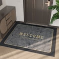 thumbnail image 1 of Felpudo antideslizante para puerta delantera, Alfombra de estilo lujoso para entrada de casa, sala de estar, exterior, baño, cocina, alfombrilla Fivean unisex, 1 of 2