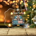 thumbnail image 3 of Happy Easter Cocker Spaniel American Flag Truck Bunny Ears Acrylic Benelux Ornament Cockers Dog Lover Gifts Home Tree Decor - 03001, 3 of 4