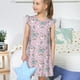 thumbnail image 4 of Fotbe Llama Unicorn and Rainbow Vestido de Dormir para Niñas de 3 a 10 Años, Mangas Cortas, Estilo Princesa, Pijama Camisón con Mangas Voladas-X-Large, 4 of 6