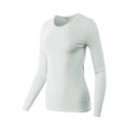thumbnail image 2 of A2Y Women's Junior Slim Fit Solid Cotton Long Sleeve Crew Neck Top T-Shirt Light Grey L, 2 of 5