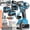 Advanced wrench set, variant on DGB 21V Cordless Brushless Impact Wrench, High Torque Power Tool for Automotive Repair, Home Improvement, and Heavy-Duty Projects