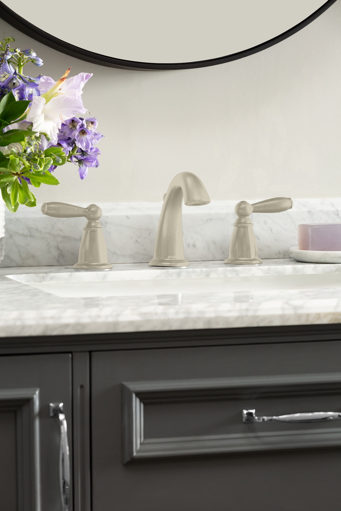 Moen T6620ORB Rubbed Bronze two-handle bathroom faucet