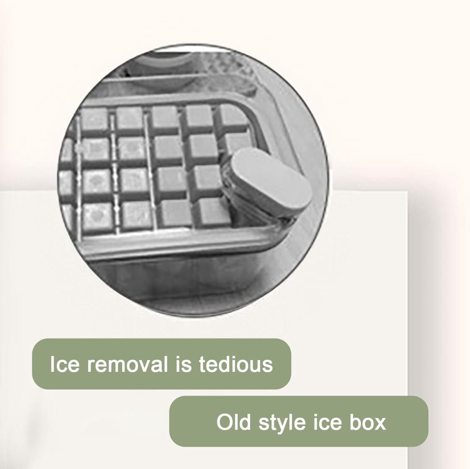 Easy-Twist Ice Cube Tray Kit with Lid - 3-Pack Stackable Ice Molds & Release Tool, BPA-Free Rotating Ice Maker for Whiskey, Cocktails & Home Bar (Green)