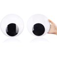 thumbnail image 2 of DIYASY Ojos saltones gigantes de 7,5 pulgadas, 2 piezas de ojos grandes autoadhesivos para decoraciones artesanales y adornos navideños., 2 of 3