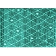 thumbnail image 1 of Ahgly Company Indoor Rectangle Trellis Turquoise Blue Modern Area Rugs, 5' x 7', 1 of 4