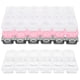 thumbnail image 5 of Organizador de suministros para decoración de uñas, 4 unidades, 12 compartimentos de plástico (negro, blanco, transparente y rojo), 5 of 7