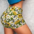 thumbnail image 4 of Rocae Sunflowers And Butterflies for Women's Quick-Dry Running Shorts,Ladies Active Athletic Apparel Yoga Workout Gym Running Volleyball Spandex Shorts-X-Large, 4 of 8
