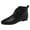 Black, variant on YOUSNH Ladies Retro Solid Pointed Toe Flat Lace up Ankle Boots Western Short Boots Women Boots Black 7