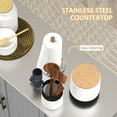 thumbnail image 5 of HOMCOM Kitchen Island on Wheels, Kitchen Cart with Wheels, Gray, 5 of 8