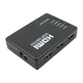 5 Port 1080P Video HDMI Switch Switcher Splitter for HDTV DVD PS3+ IR Remote Display Cable 10ft