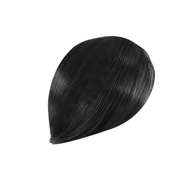 Maoww Femme Fille Pince à l'Avant Frange Inclinée à Frange Extensions de Cheveux Pièce de Cheveux