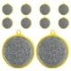 thumbnail image 1 of 10 piezas de plato dual esponja esponja redonda de lavavajillas de lavavajillas múltiples almohadillas de limpieza metálica de esponja multiusos para encimeras de platos estufas, 1 of 7