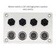 thumbnail image 4 of Speravity Panel de interruptor de palanca para caravanas de remolque de 4 vías, pieza de repuesto de acero inoxidable, accesorio de mantenimiento de Bombillas para automóviles Speravity VI017611-00, 4 of 6