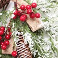 thumbnail image 4 of Hanging Christmas Wreath Simulation Artificial Pine Branch Pinecone Holly 2024 Christmas Decorations Christmas Tree Wall Decor, 4 of 5