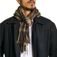 thumbnail image 6 of Alpine Swiss Mens Scarf Soft Knit Winter Scarves Plaid Striped or Solid Neck Covering Long Warm Stylish, 6 of 7