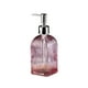 thumbnail image 2 of Bote dispensador de jabón de vidrio 350ml | Bomba de vidrio de colores con textura de rayas verticales | Champú recargable para baño y cocina, soporte para gel de ducha | 7 colores, diseño, 2 of 6