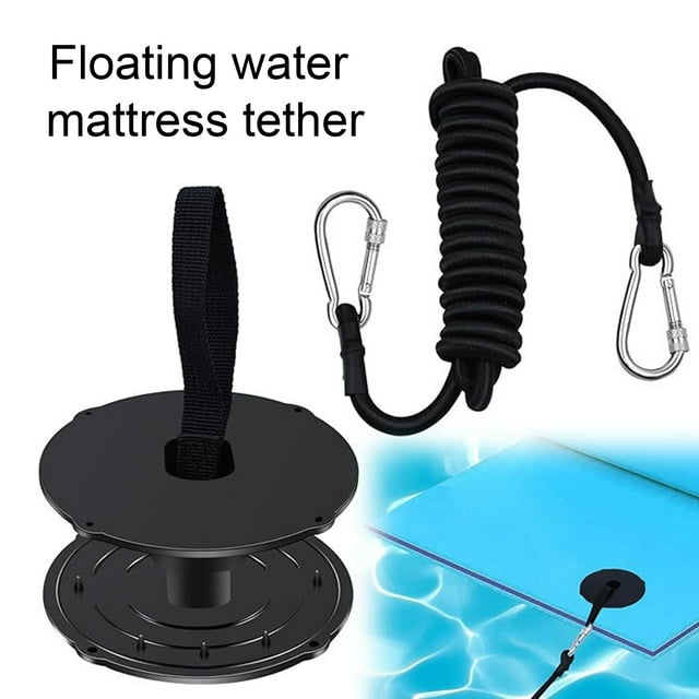 1 Set Floating Water Mat Tether Kit Floating Lily Pad Tether Grommets Kit Prevent Drifting Away All Foam Water Pads Secure Mooring Strap