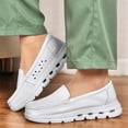 thumbnail image 2 of YOURDIARY Women's Slip on Loafer Shoes - Faux Leather Casual Flat Nurse Walking Sneakers, 2 of 5