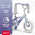 thumbnail image 4 of Huffy 12" Disney Frozen Kids' Bike, Fits Riders 37”-42”, Purple, Youth, Girl's, 4 of 15